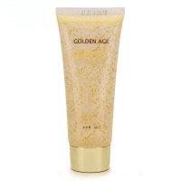 Skin care deep face cleansing anti aging 24k pure gold foil face cleansing gel