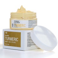 Private Label OEM Chinese Supplier Skin Care Brightens Repairs Anti-Aging Turmeric Clay Mud Mask