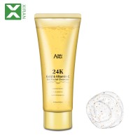 Deep Cleansing Face Wash OEM ODM 24K Gold With Vitamin C Moisturizing Gel Facial Cleanser