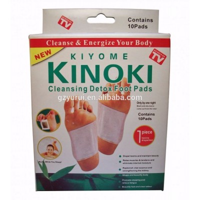 Foot Care Natural Herbal Ingredients Bamboo Disposable Sleeping Relax Cleansing Detox Foot Pads