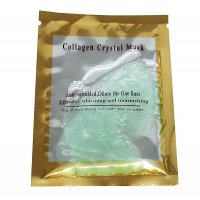 Sensitive Skin Care Collagen Crystal Green Diamond Facial Mask