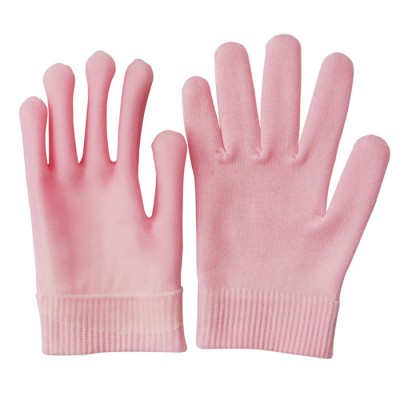 Spa sock glove pink color whitening exfoliating moisturizing gel gloves hand mask